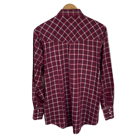 BF333 Mens Ely Cattleman Pearl Button Snap Western Cowboy Rancher Shirt M - Picture 4 of 5